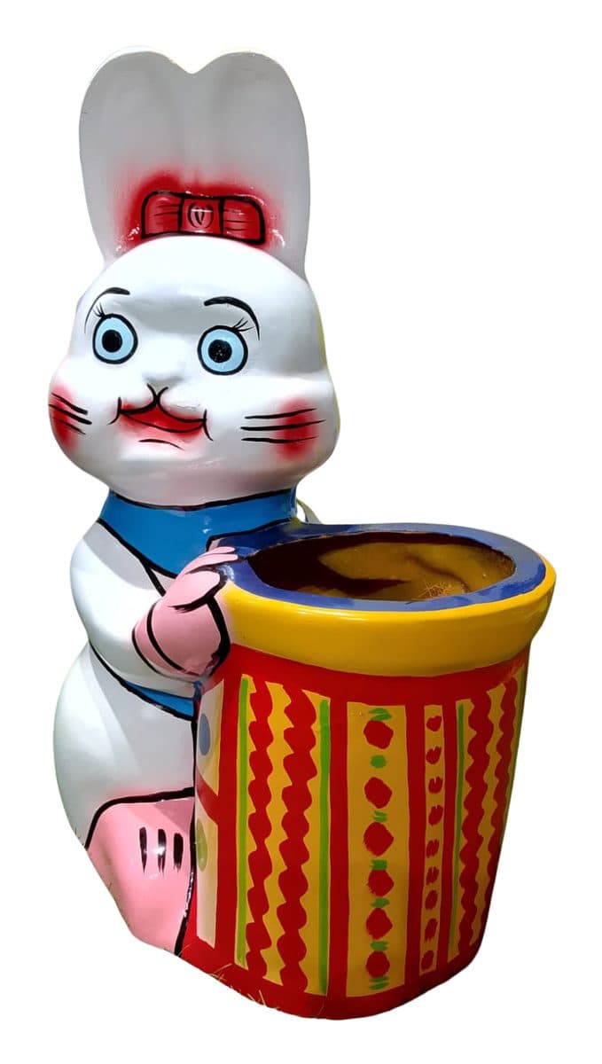 Small Rabbit 'Use Me' Dustbin