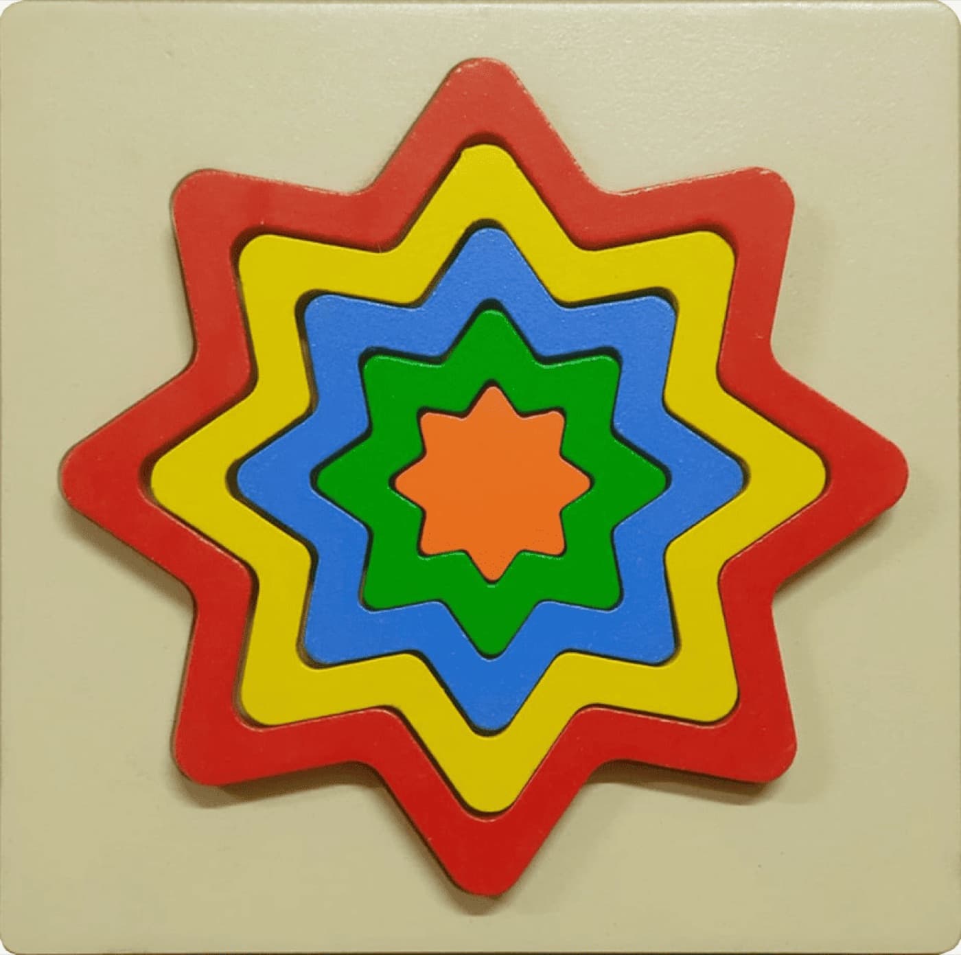 Wooden Rainbow Stacker